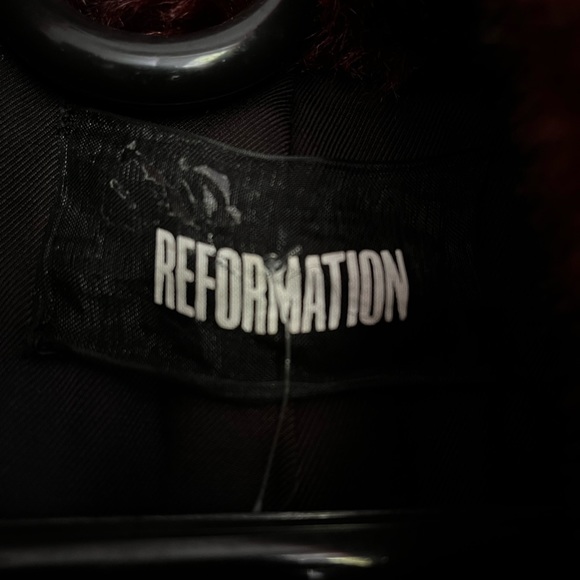 Reformation faux fur jacket like new - Picture 5 of 5